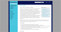 Desktop Screenshot of fobid.nl